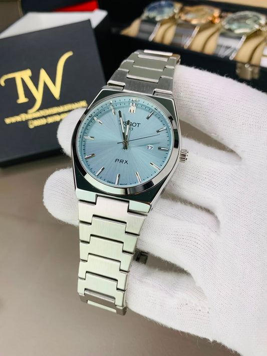 Prx Semi Auto Silver Tiffany Dial