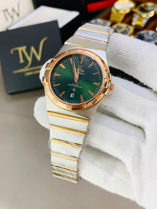 Copper Two Tone Green Dial