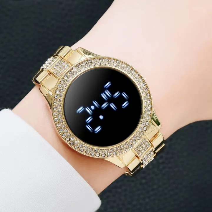 Led Watch For Her Golden