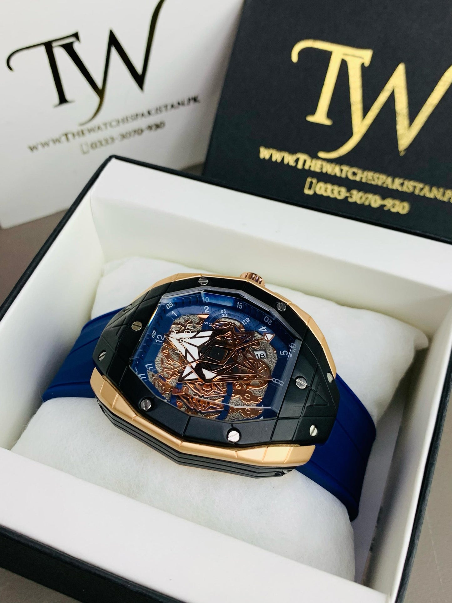 HB-Strap Watch Blue