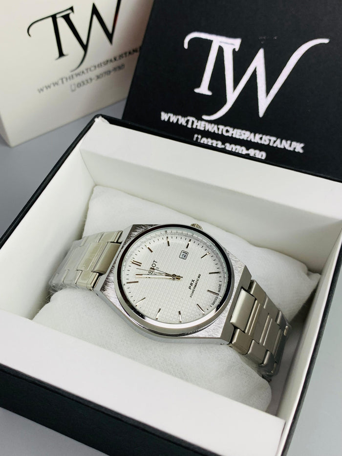 Tissot PRX Silver White Dial