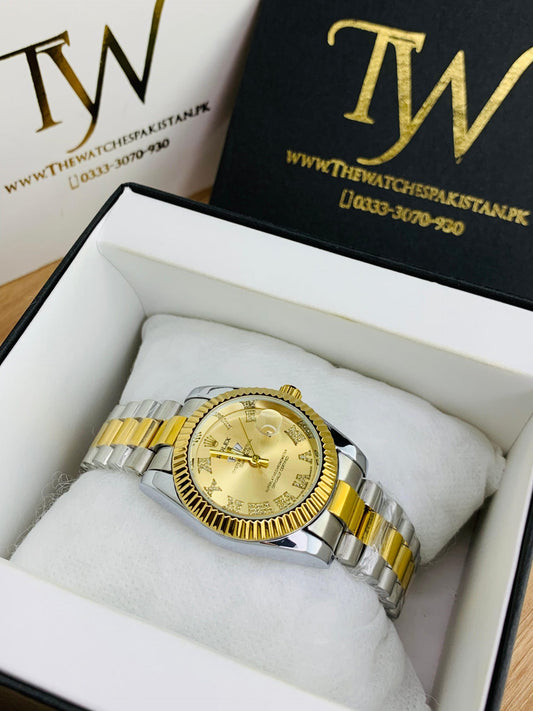 Rlx For Women Two Tone Golden