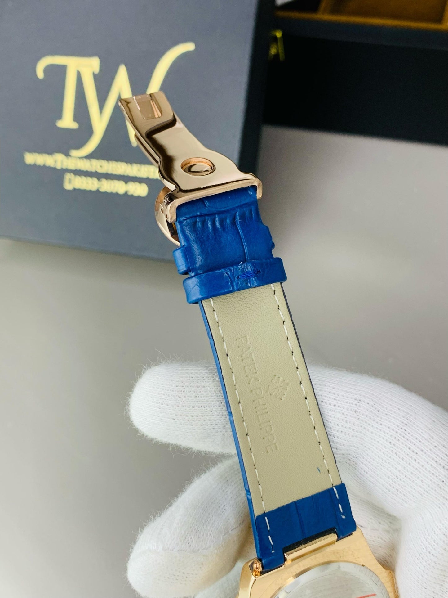 PP-Copper Case Blue Dial