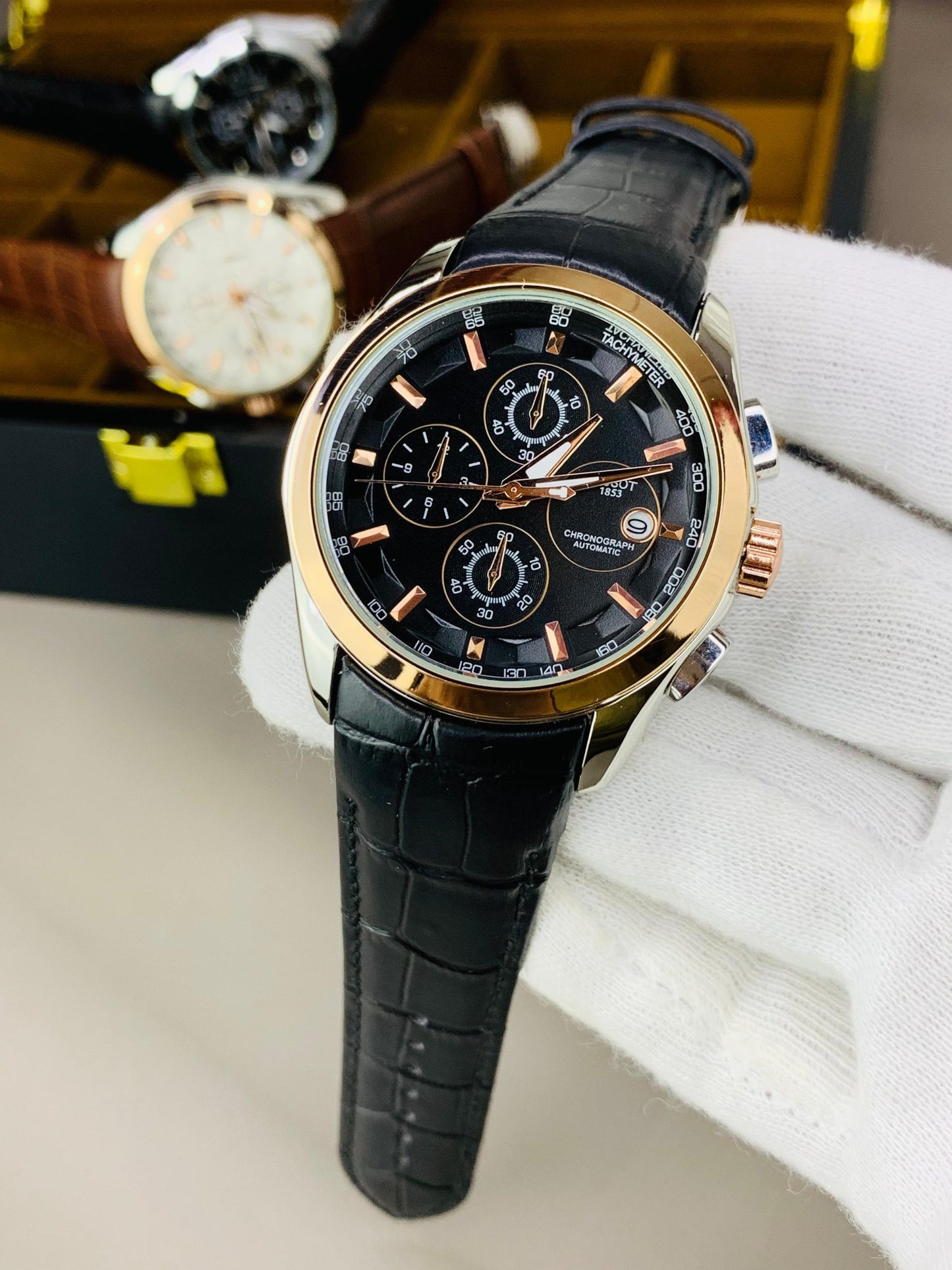 Tissot Chronograph Master Lock Copper Black