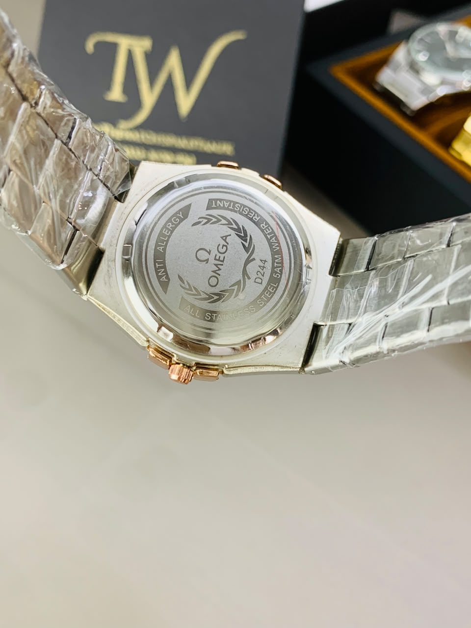 Copper Two Tone White Dial