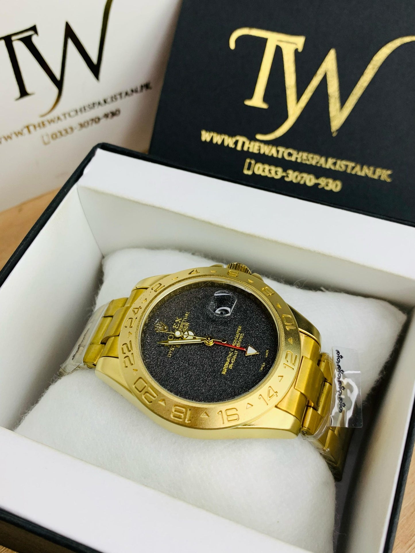 Golden With Black Dial