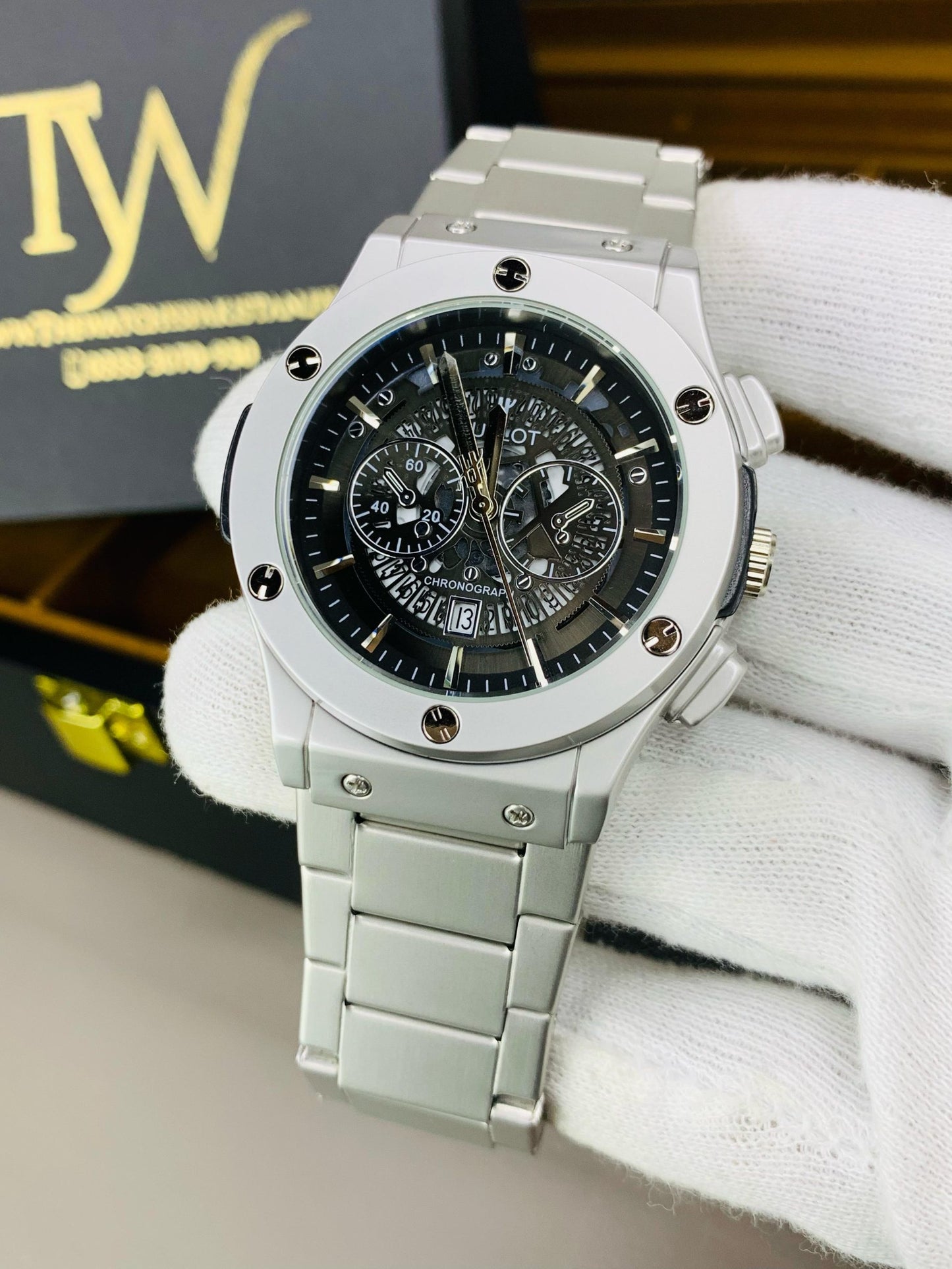 HB Spider Black Dial