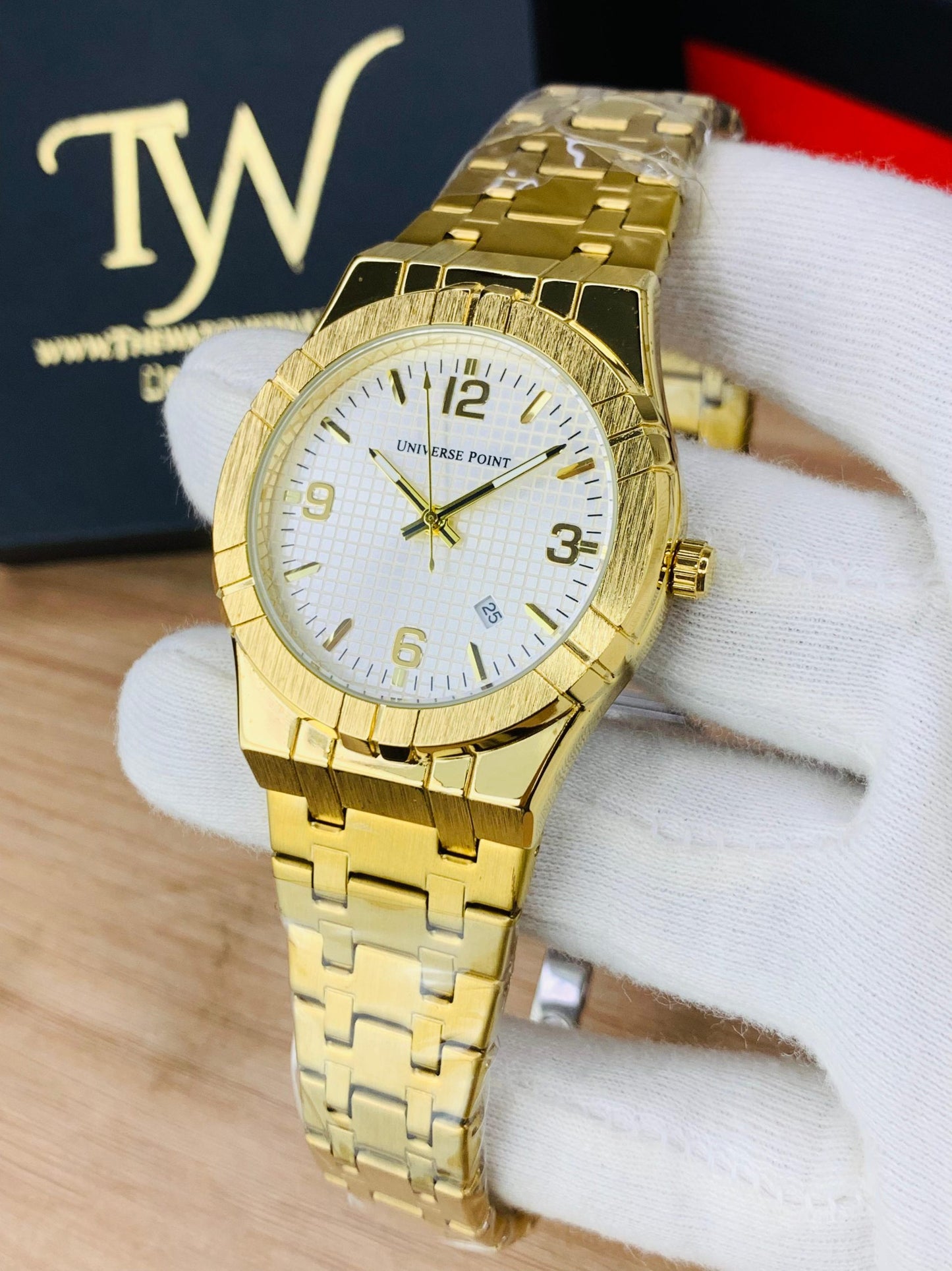 Golden With White Dial !
