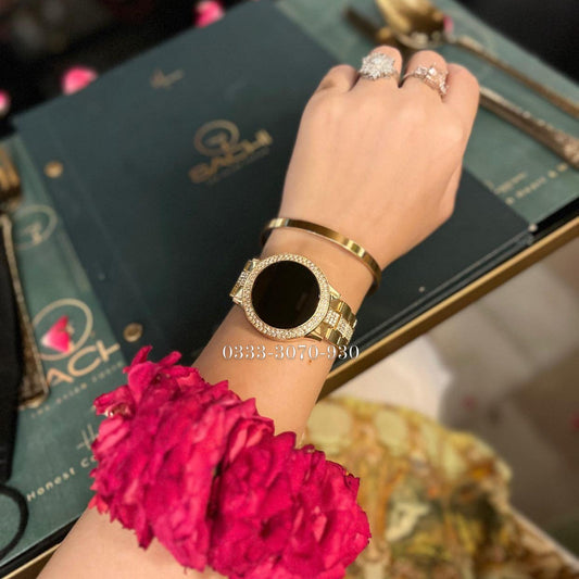 Led Watch For Her ! Golden