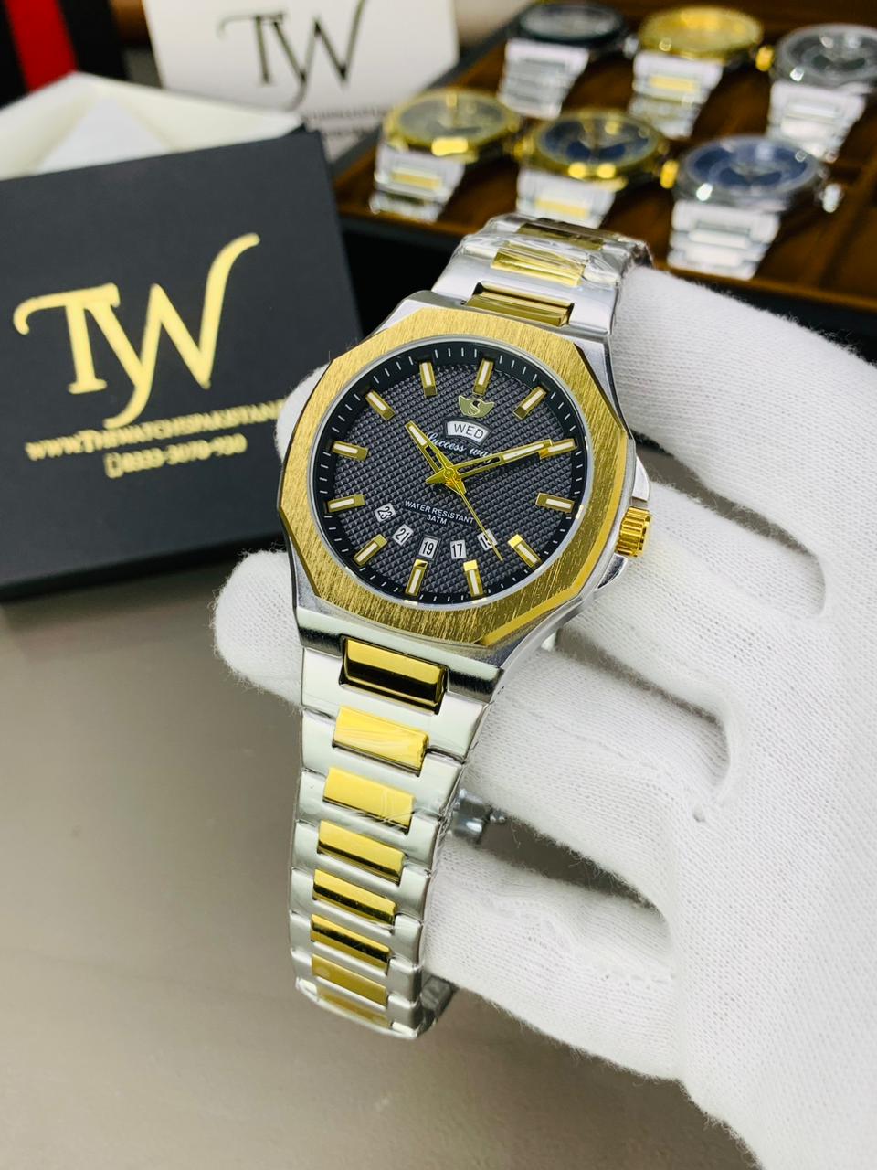 Original Sw Two Tone Black Dial !