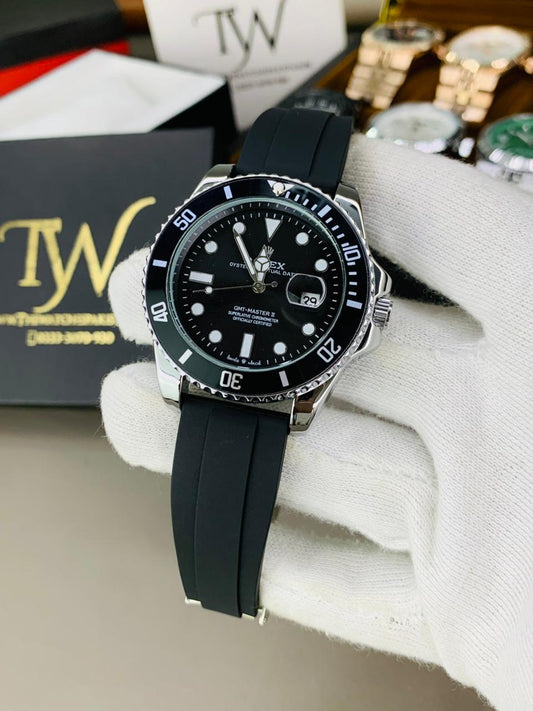 GMT II In Strap Silver Case