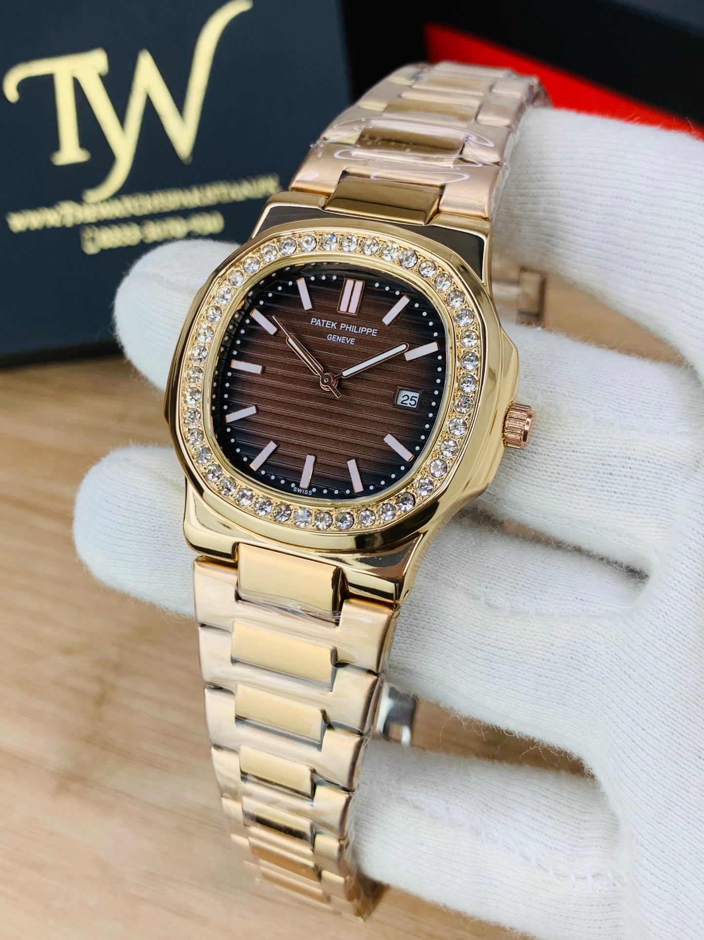 PP-Slim Case Stone Dial Copper !