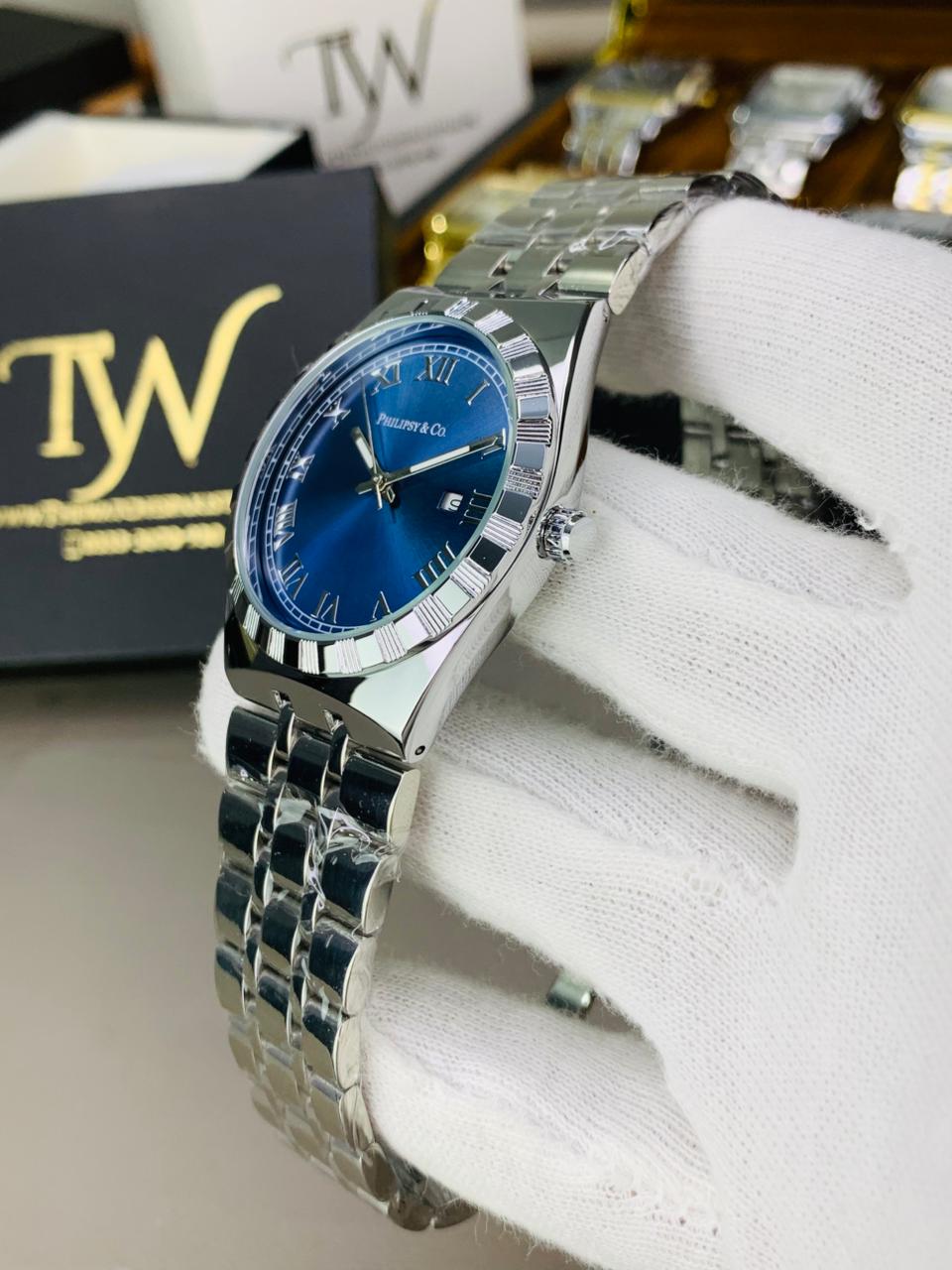 Silver Blue Dial !
