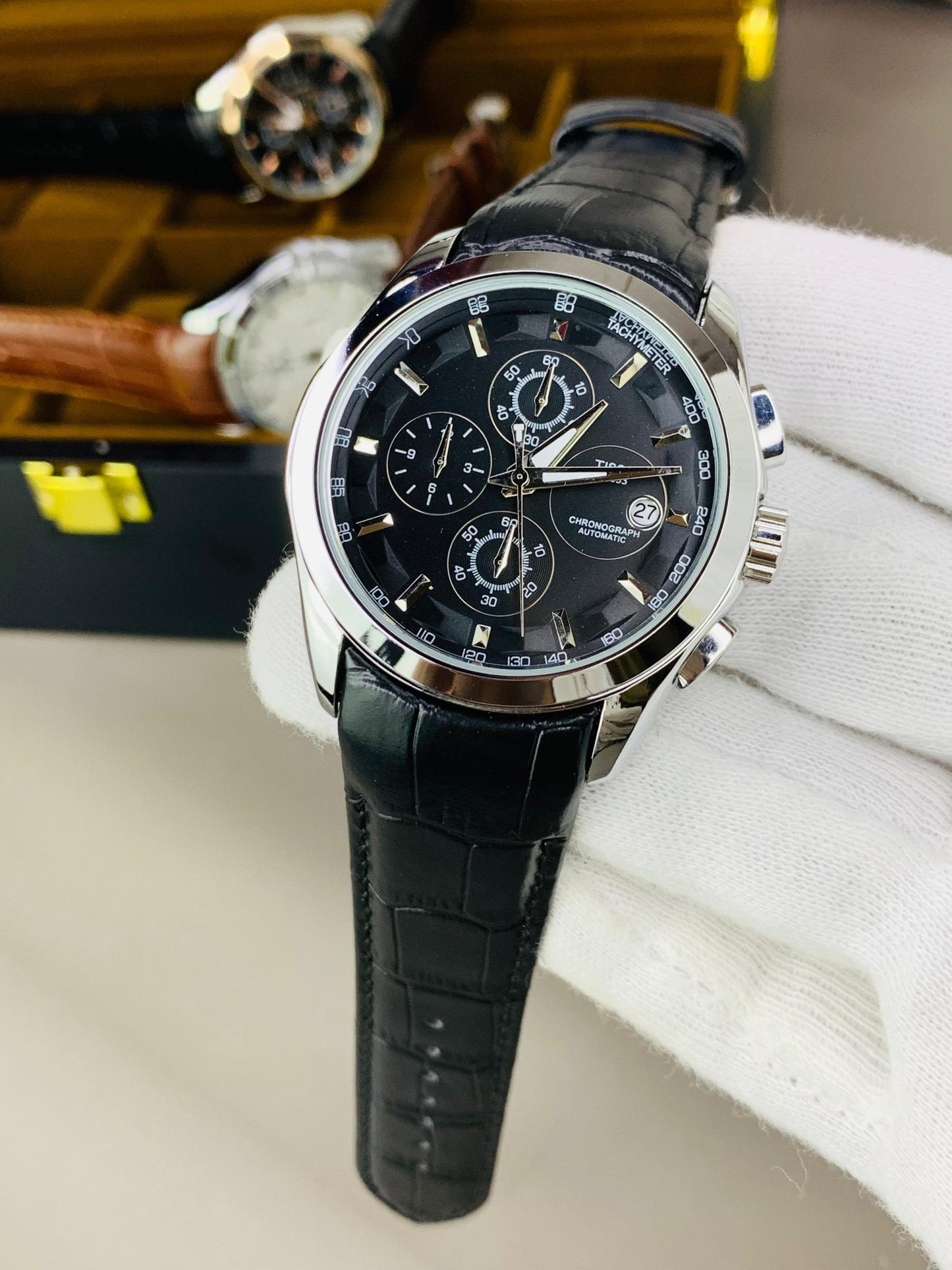 Tissot Chronograph Master Lock Silver Black