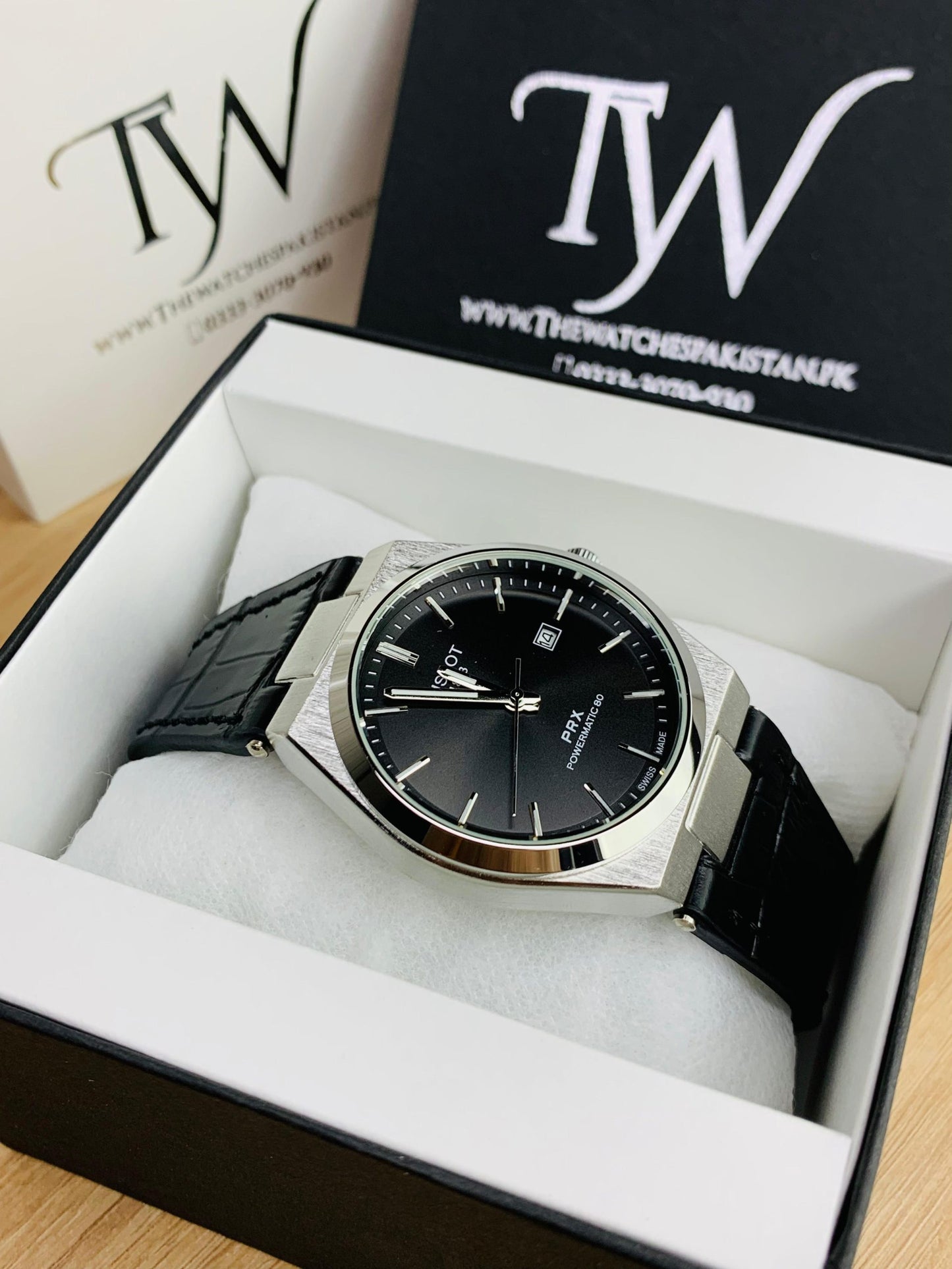 Tissot PRX Silver Black