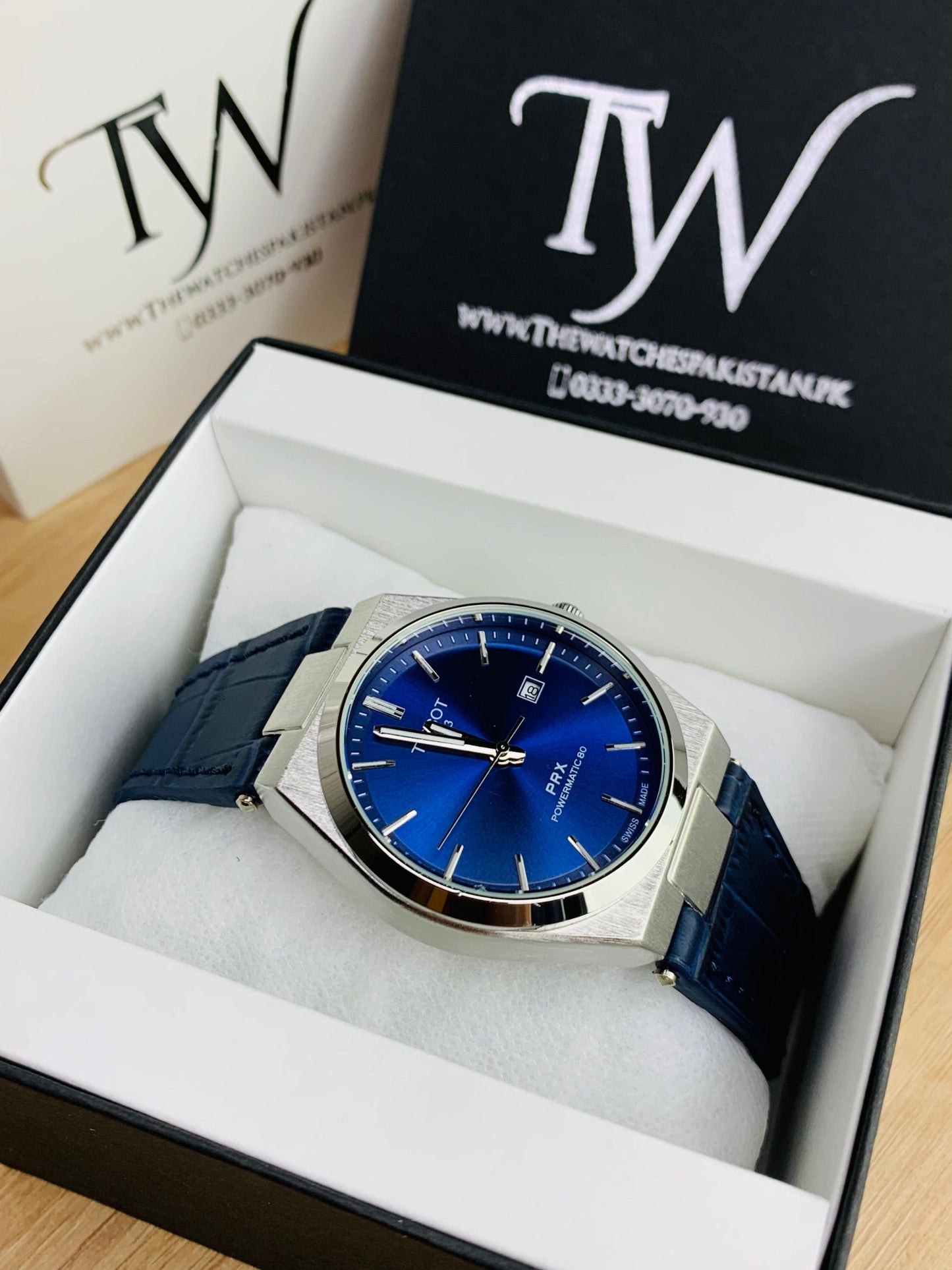 Tissot PRX Silver Blue