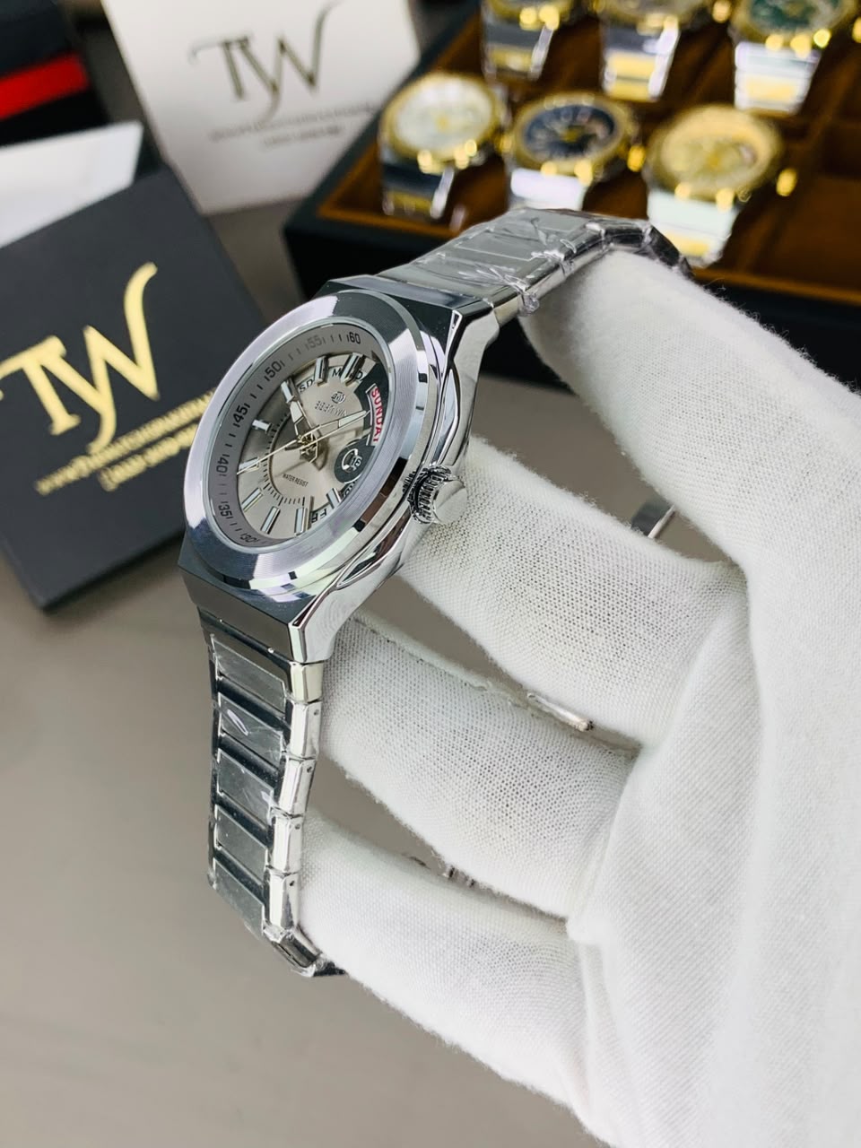 Day Date Bestwin Full Silver