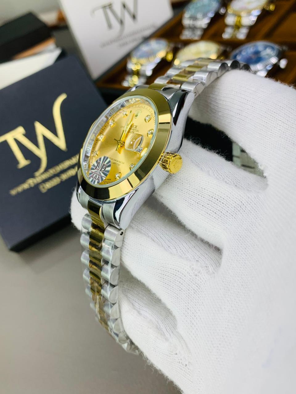 Rlx Oyster Two Tone Golden
