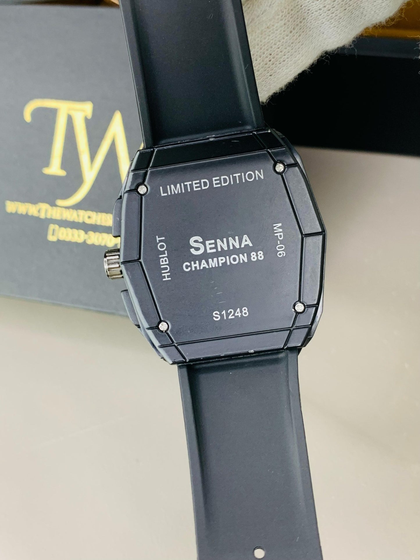 HB-Strap Watch Full Black !