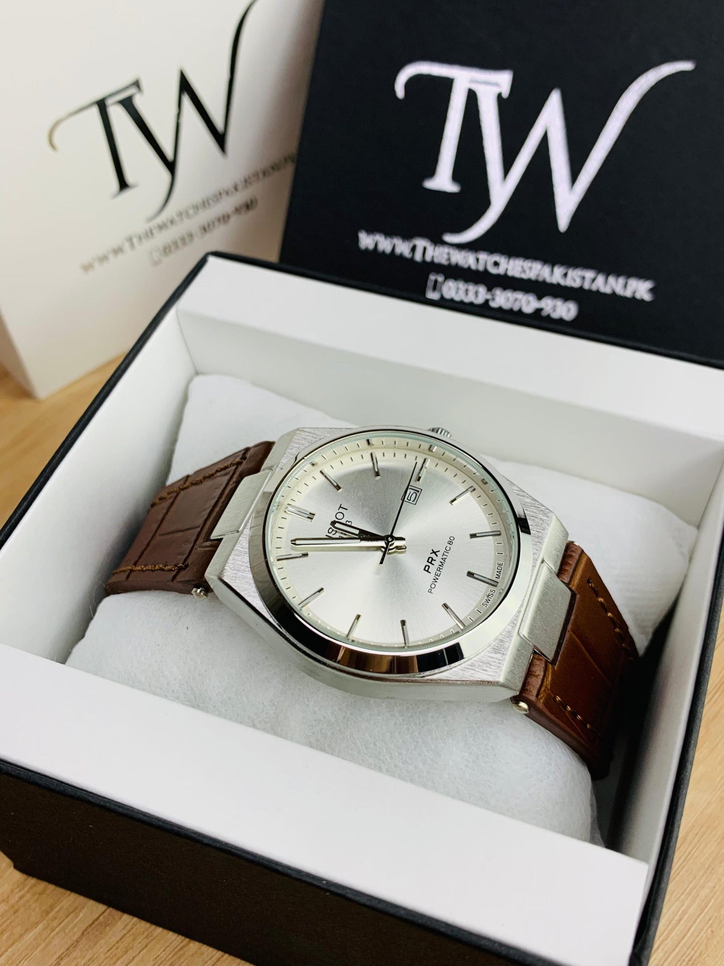 Tissot PRX Brown Silver