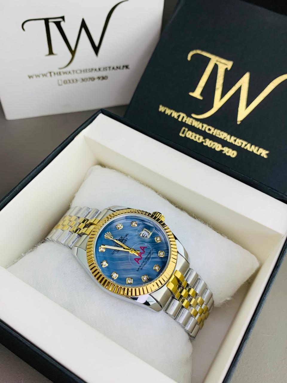 Two Tone Blue Dial