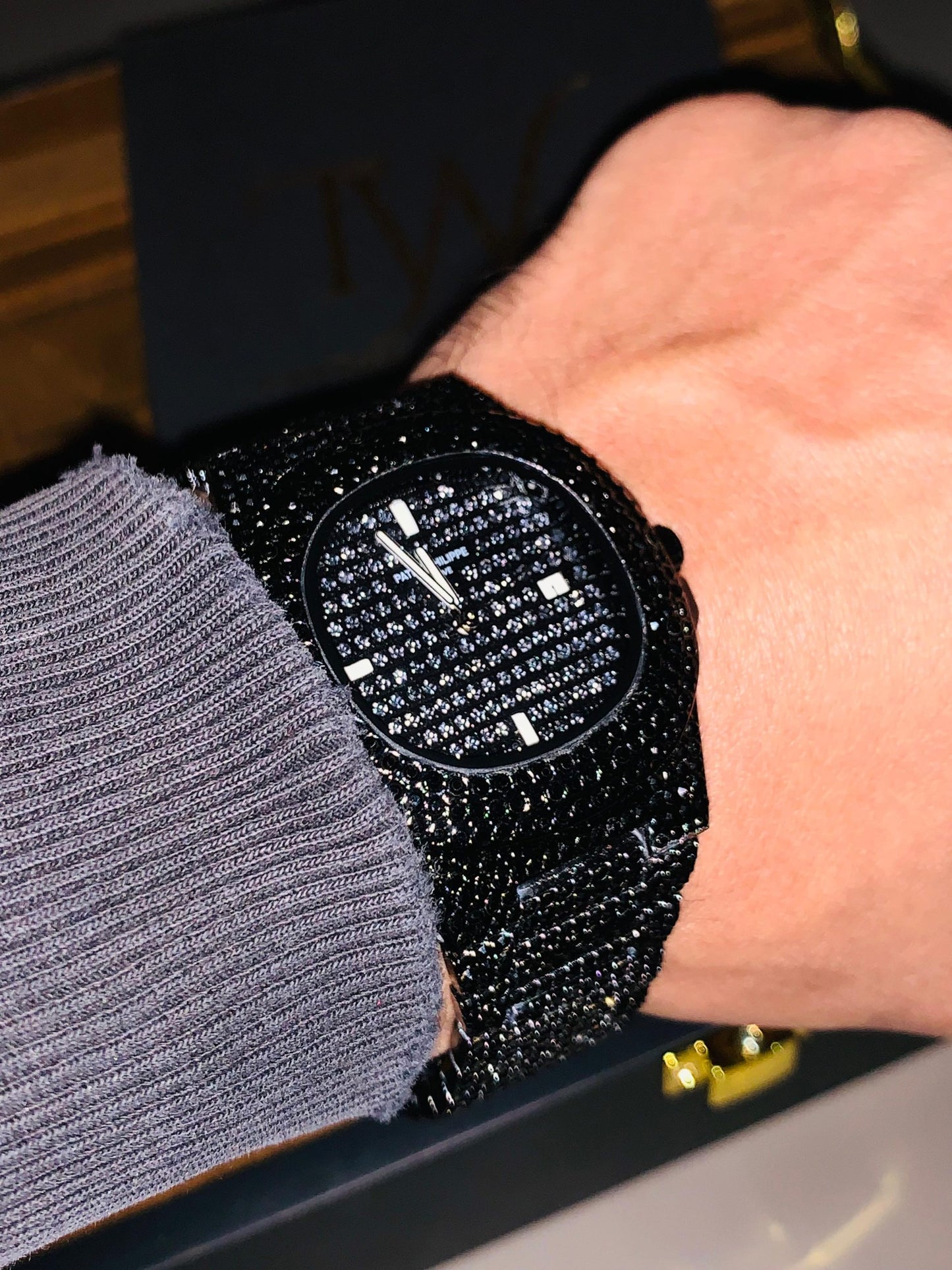 PP-Black Stone Watch New Arrival !