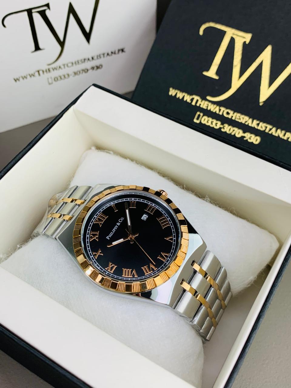 Copper Two Tone Black Dial