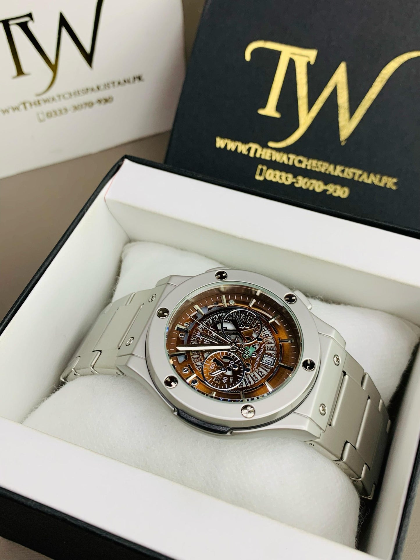 HB Spider Brown Dial