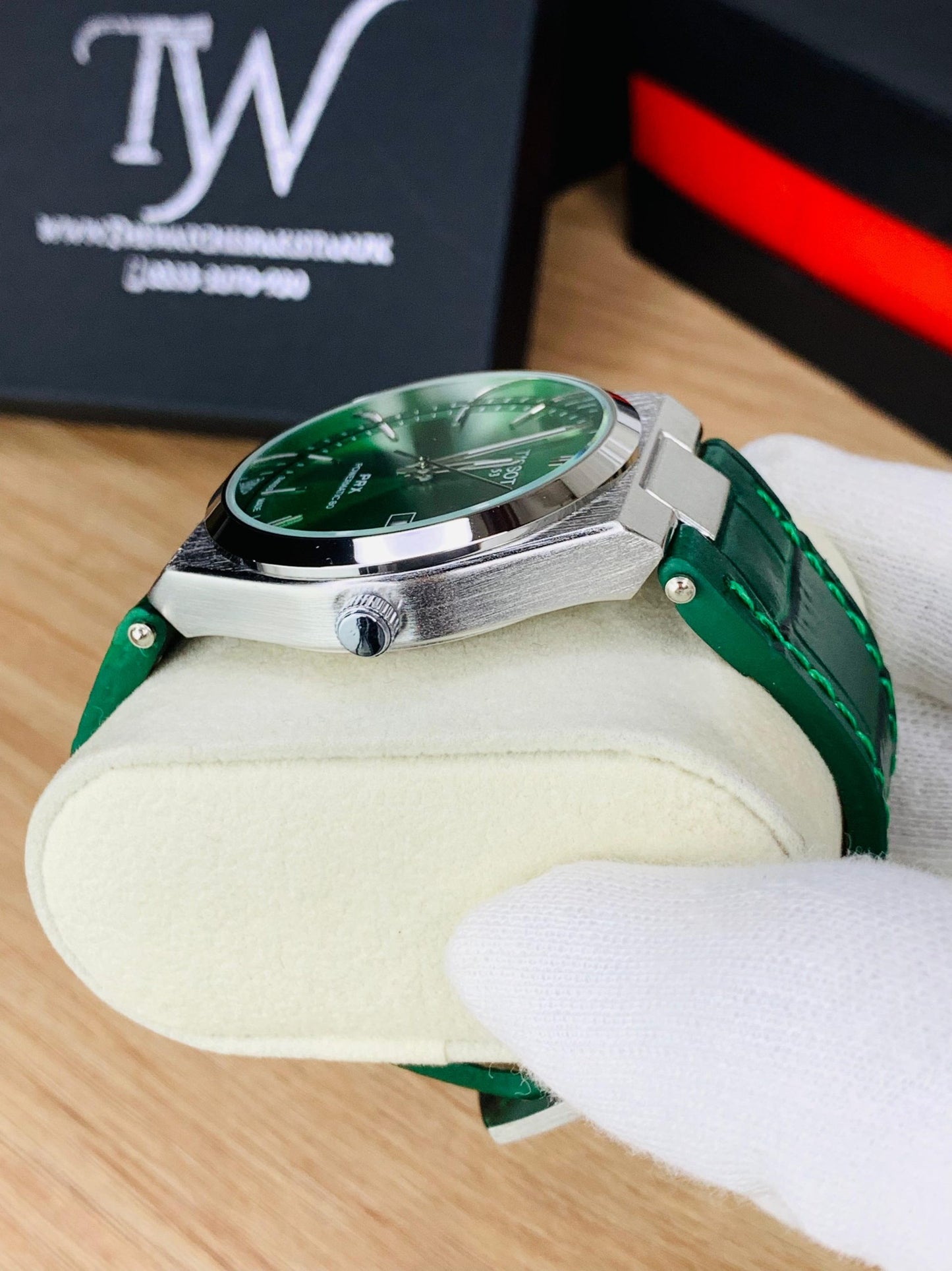 Tissot PRX Silver Green