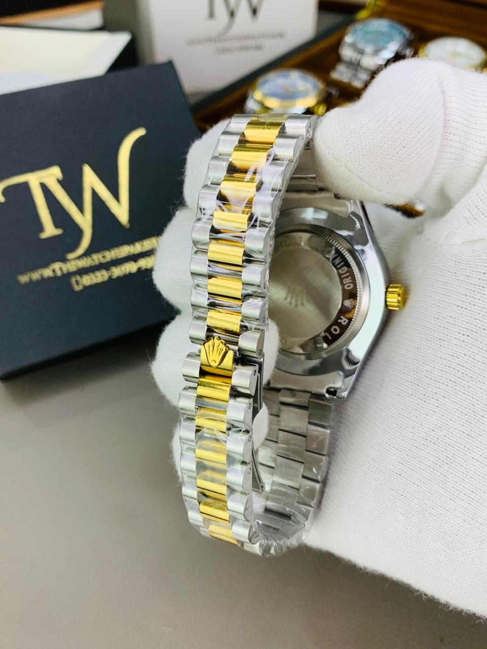 Rlx Oyster Two Tone Golden