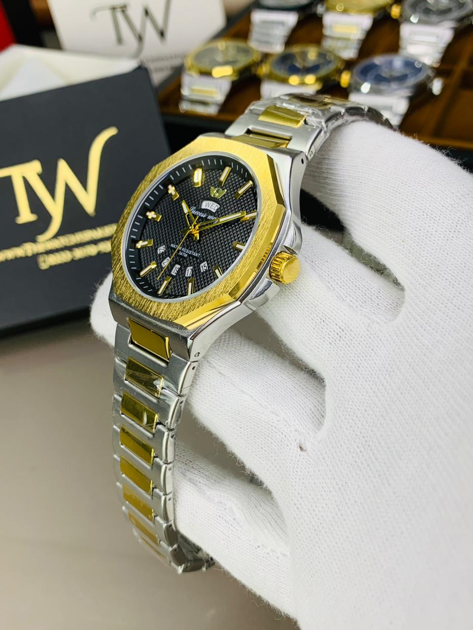 Original Sw Two Tone Black Dial !