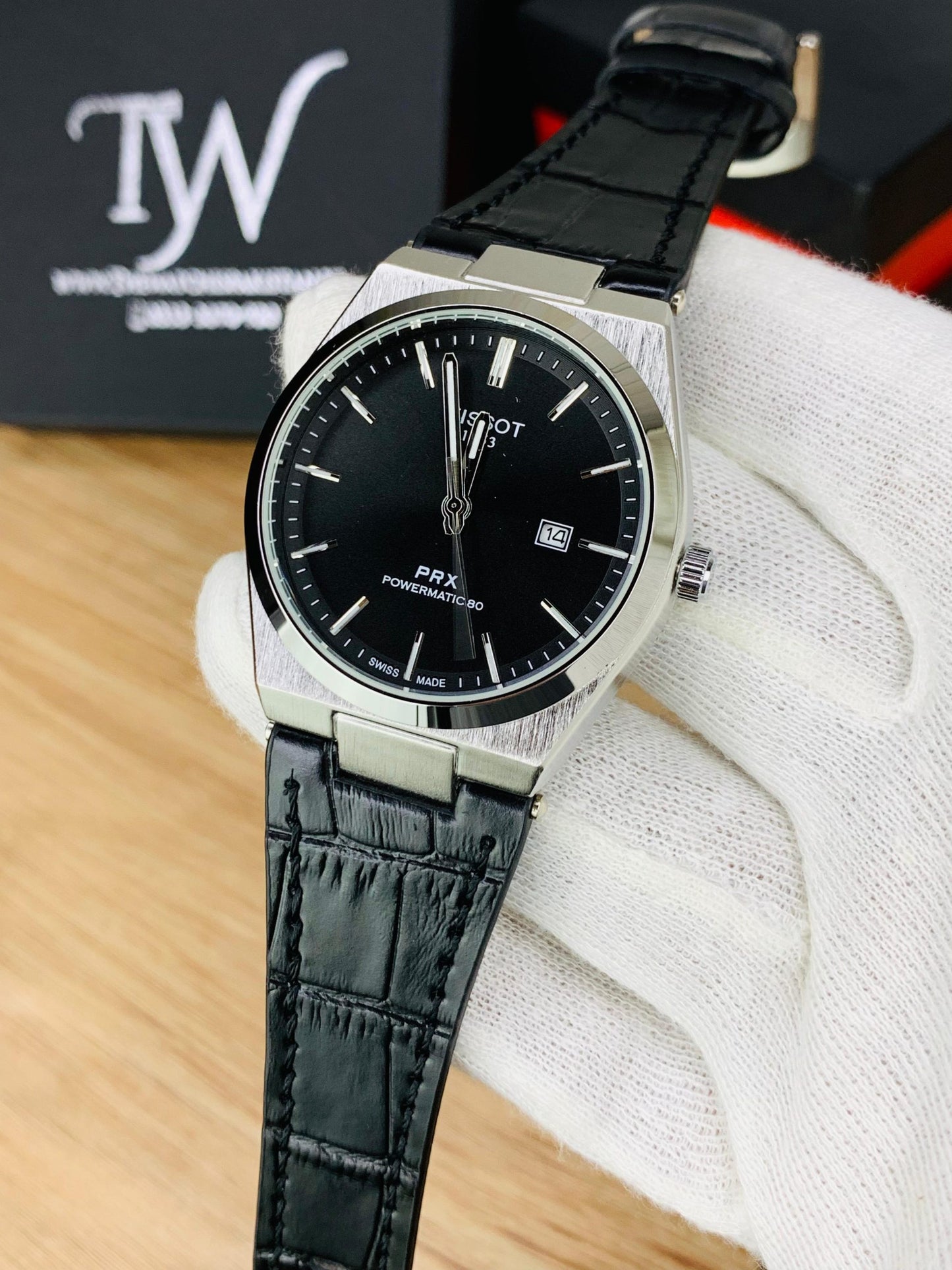 Tissot PRX Silver Black