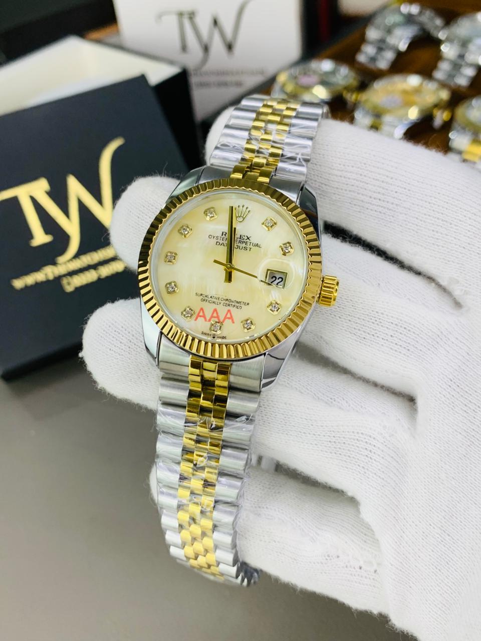 Two Tone Golden Dial