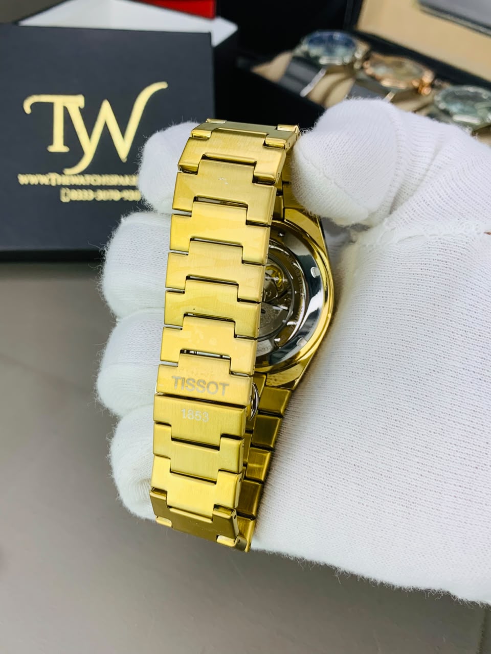Prx Semi Auto Golden White Dial