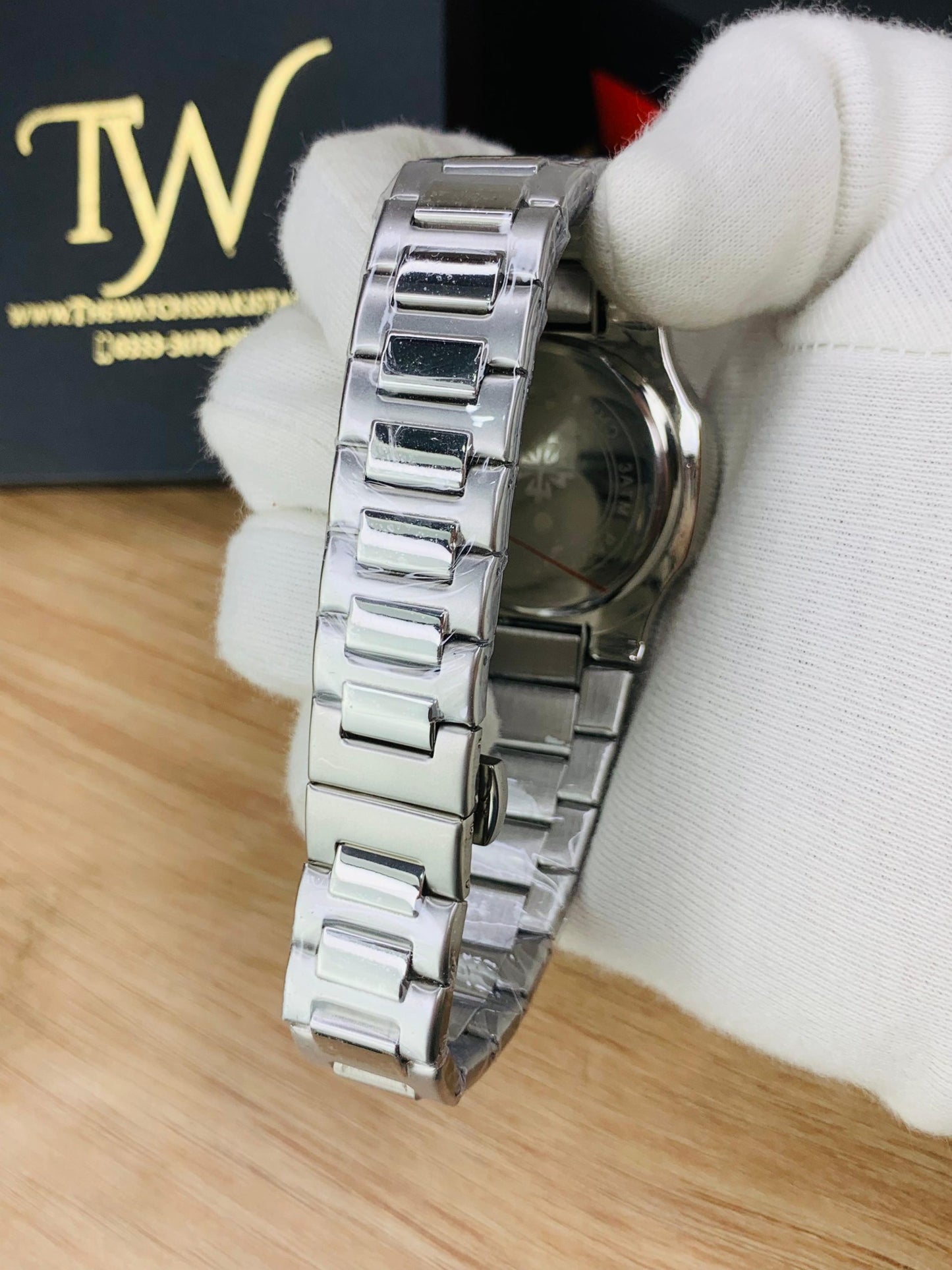 PP-Slim Case Stone Dial Silver !