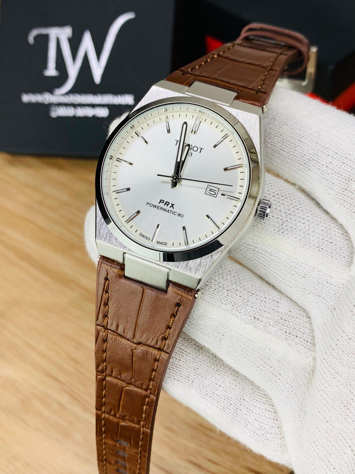Tissot PRX Brown Silver