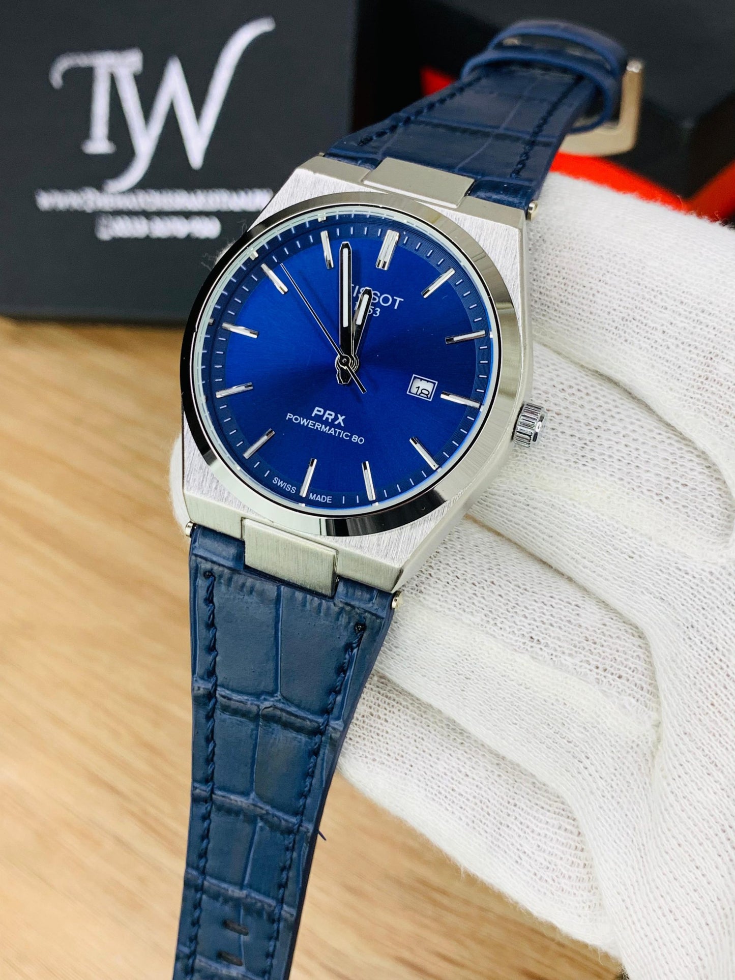 Tissot PRX Silver Blue