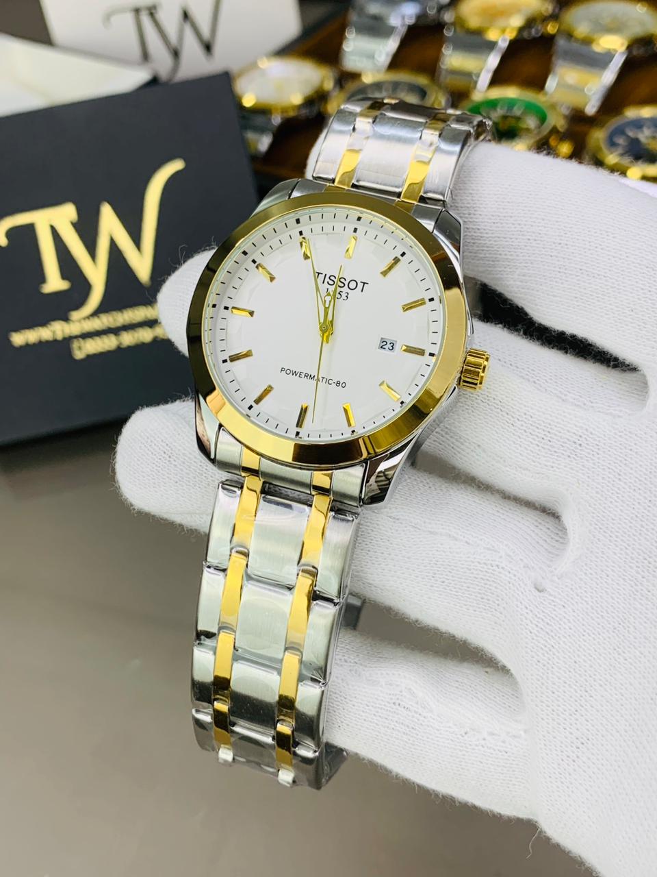 Tissot Two Tone White !