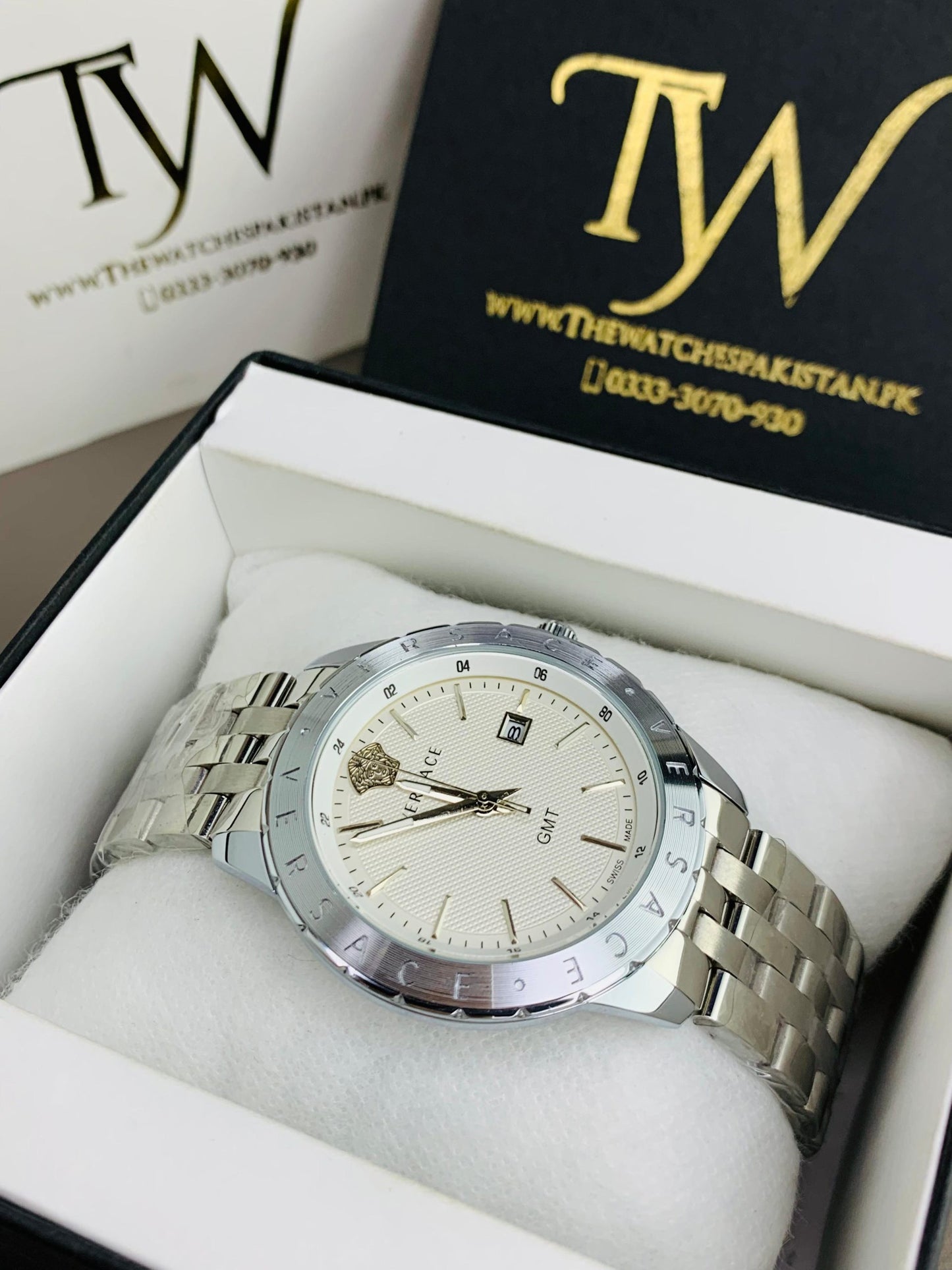 Premium AAA Men's Watch Full Silver