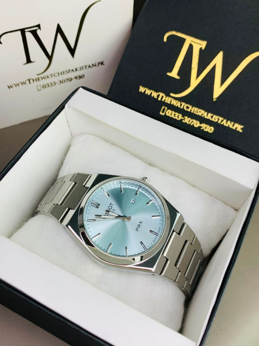Prx Semi Auto Silver Tiffany Dial
