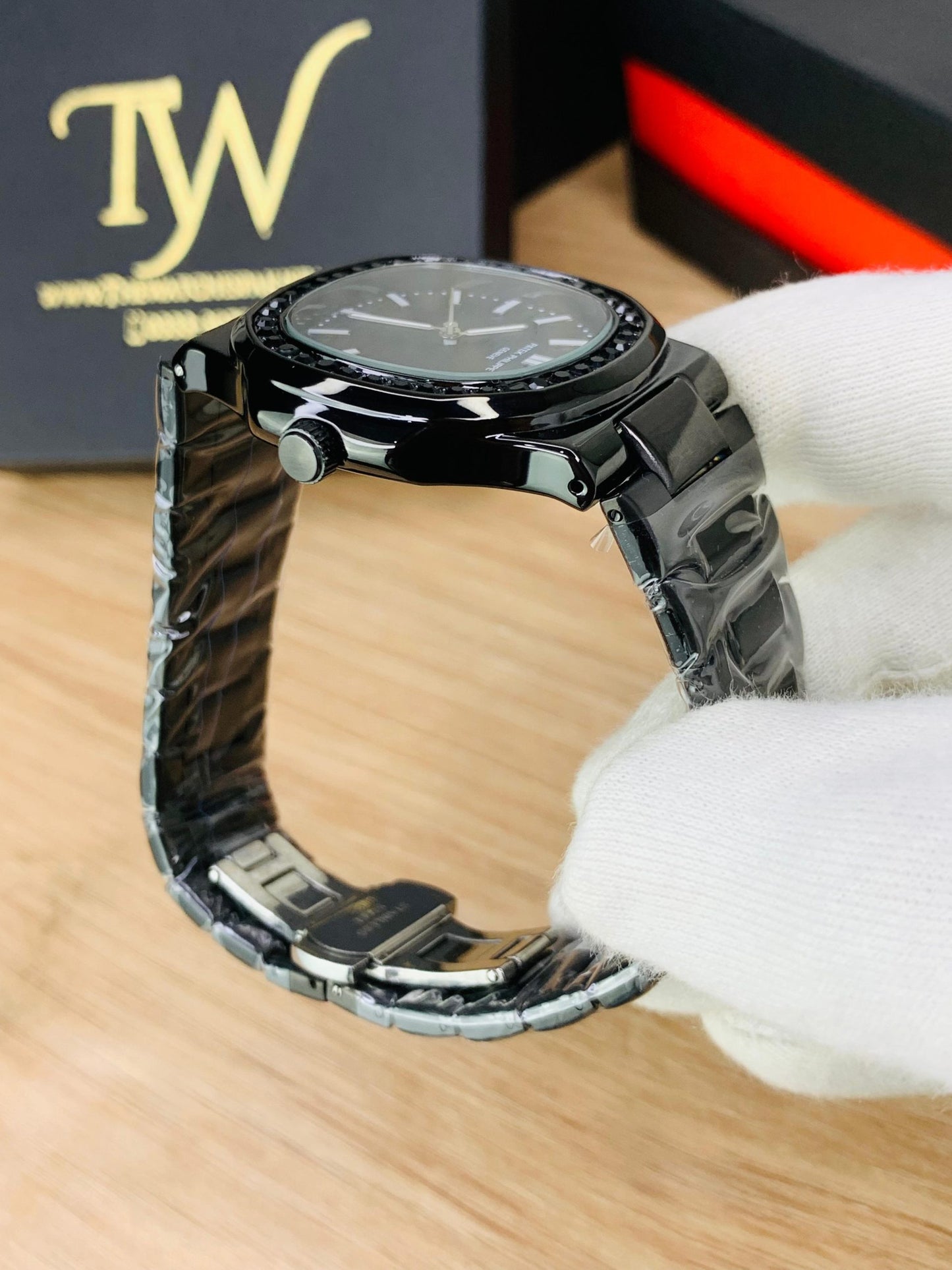 PP-Slim Case Stone Dial Full Black