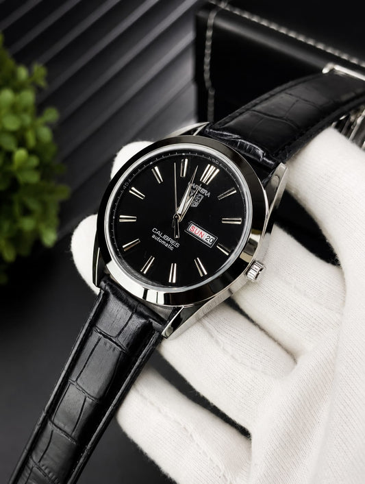 Day Date Tag Men Watch In Black !