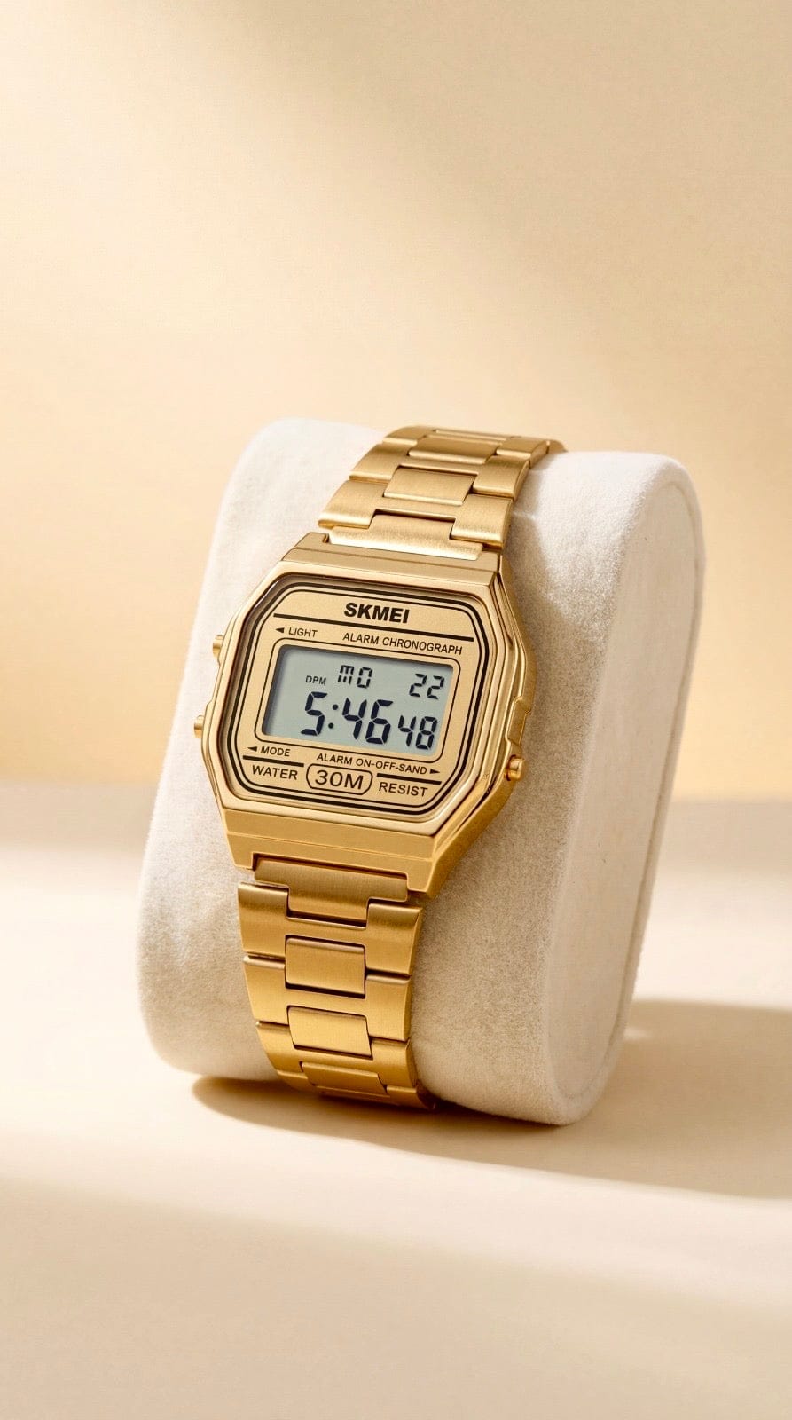 Skmei Original Digital Watch Golden