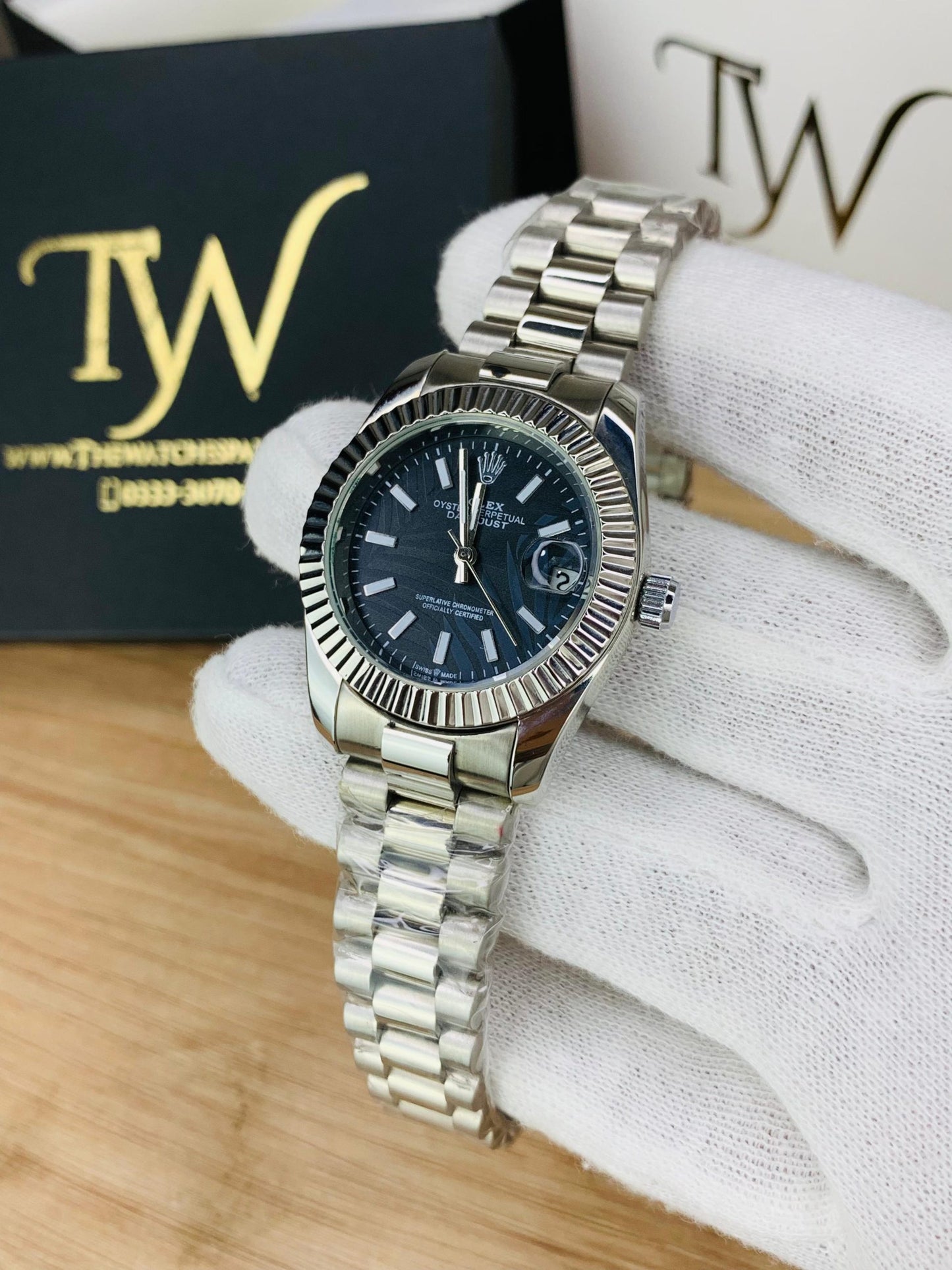 Rlx Texture Black Dial