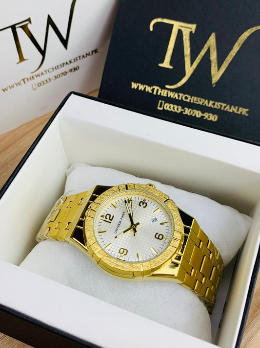 Golden With White Dial !