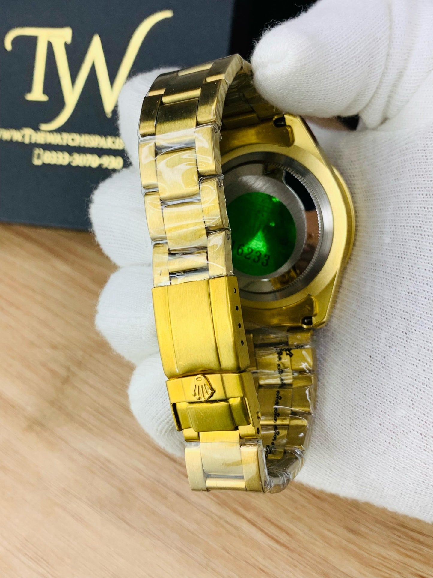 Golden With Black Dial