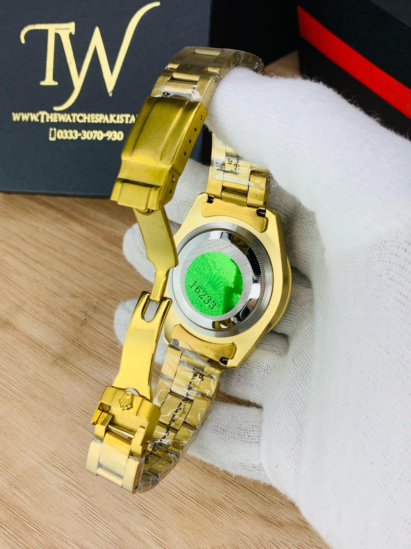 Golden With Black Dial