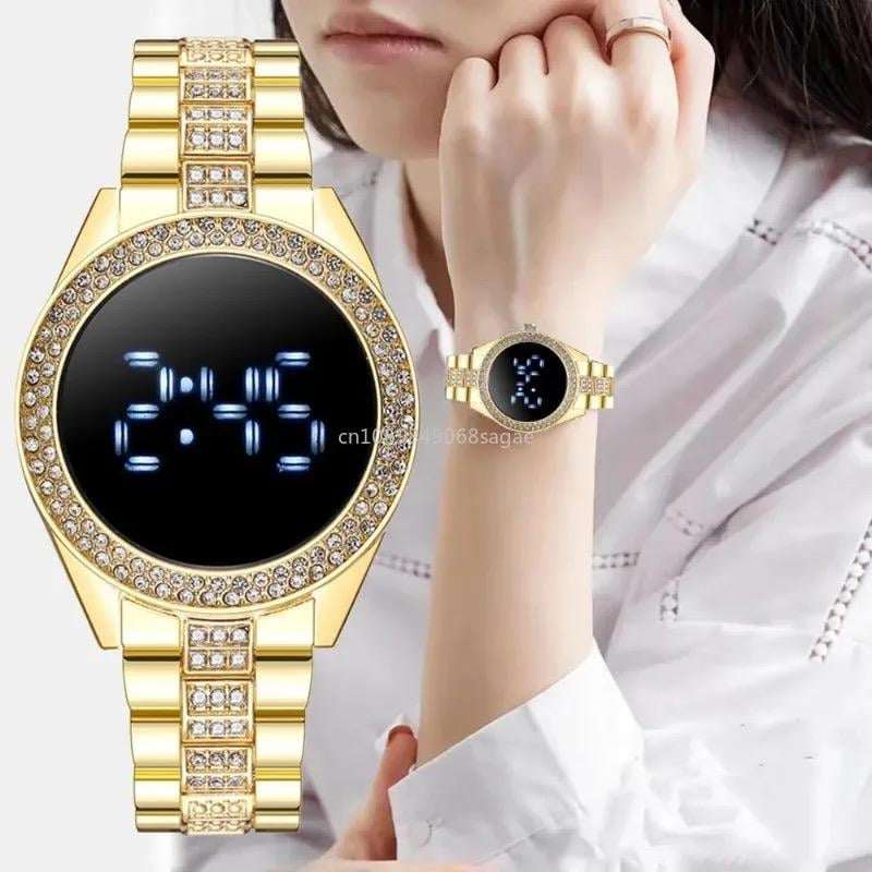 Led Watch For Her Golden