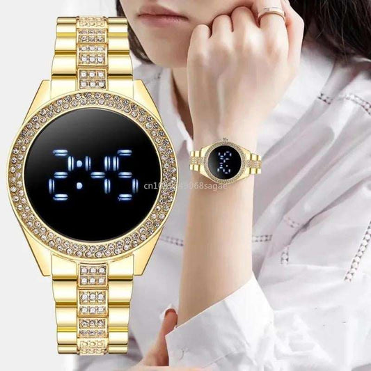 Led Watch For Her Golden