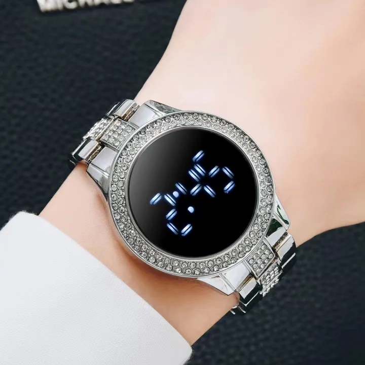 Led Watch For Her Silver